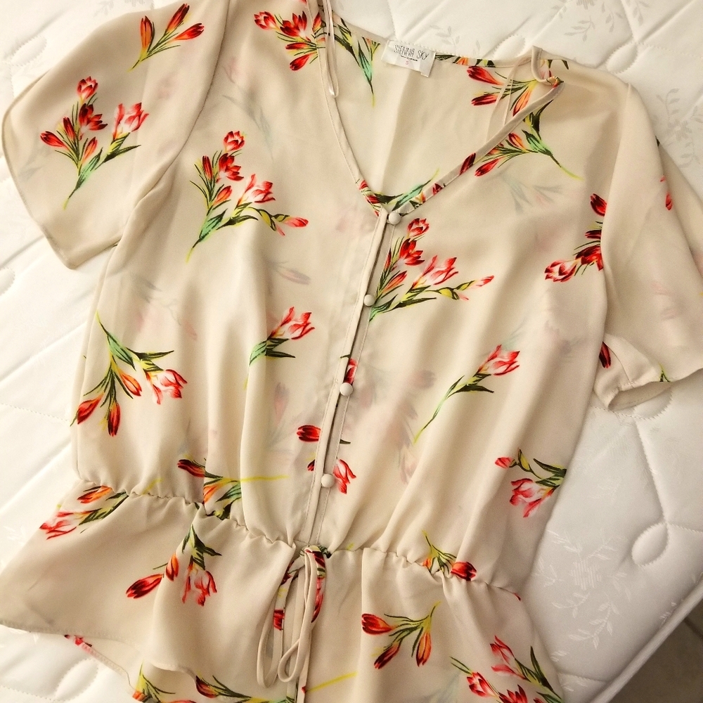 Floral blouse